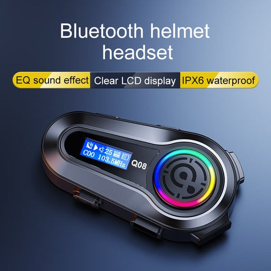 Auricular Bluetooth Q08 para casco de Motos